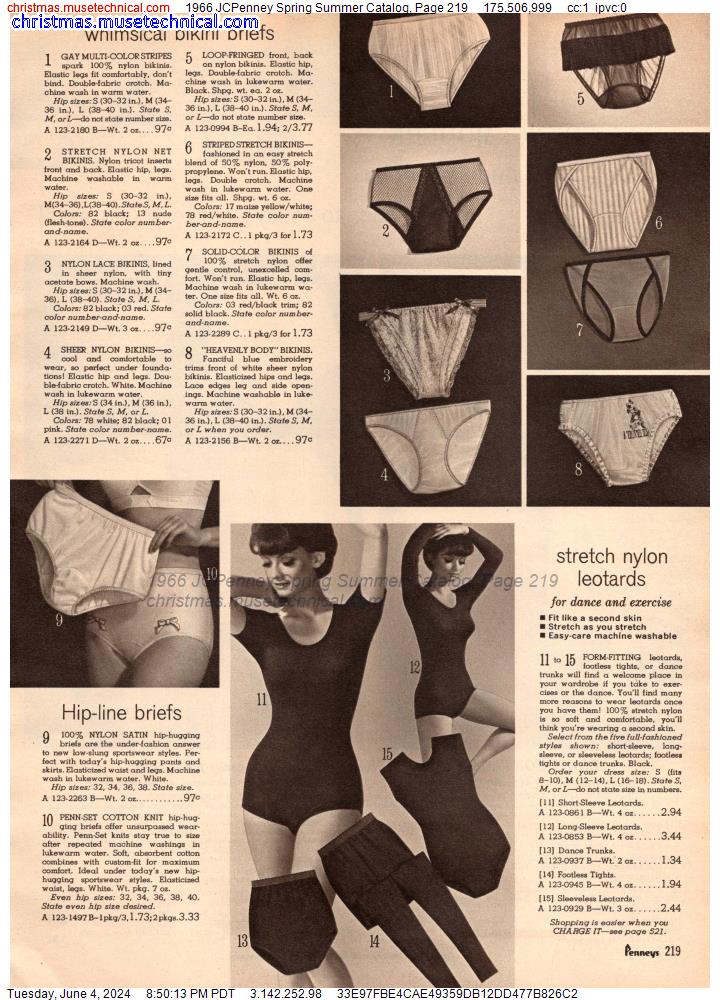 1966 JCPenney Spring Summer Catalog, Page 219