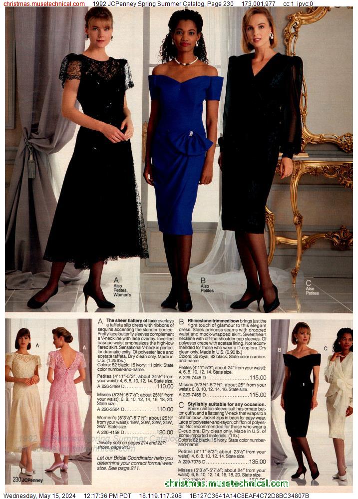 1992 JCPenney Spring Summer Catalog, Page 230