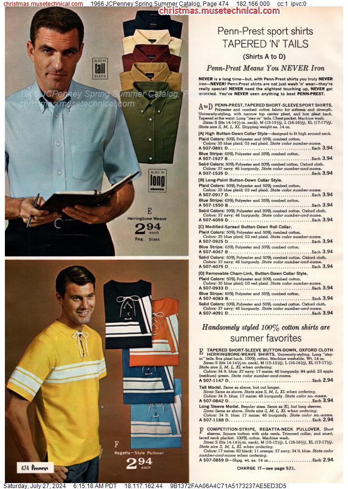 1966 JCPenney Spring Summer Catalog, Page 474