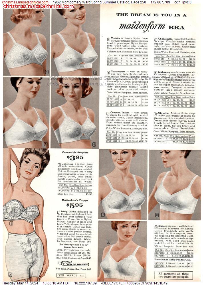 1962 Montgomery Ward Spring Summer Catalog, Page 250