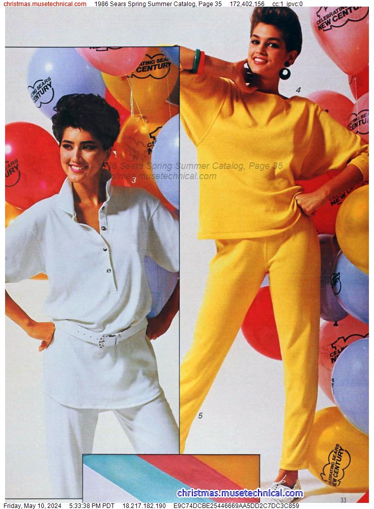 1986 Sears Spring Summer Catalog, Page 35