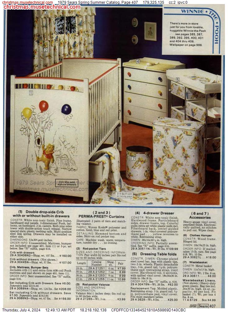 1979 Sears Spring Summer Catalog, Page 407