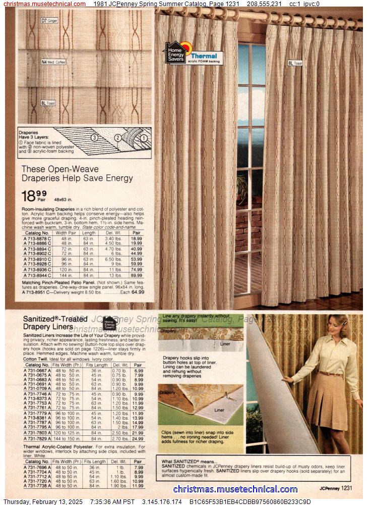 1981 JCPenney Spring Summer Catalog, Page 1231