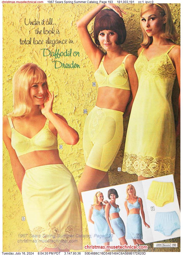 1967 Sears Spring Summer Catalog, Page 193