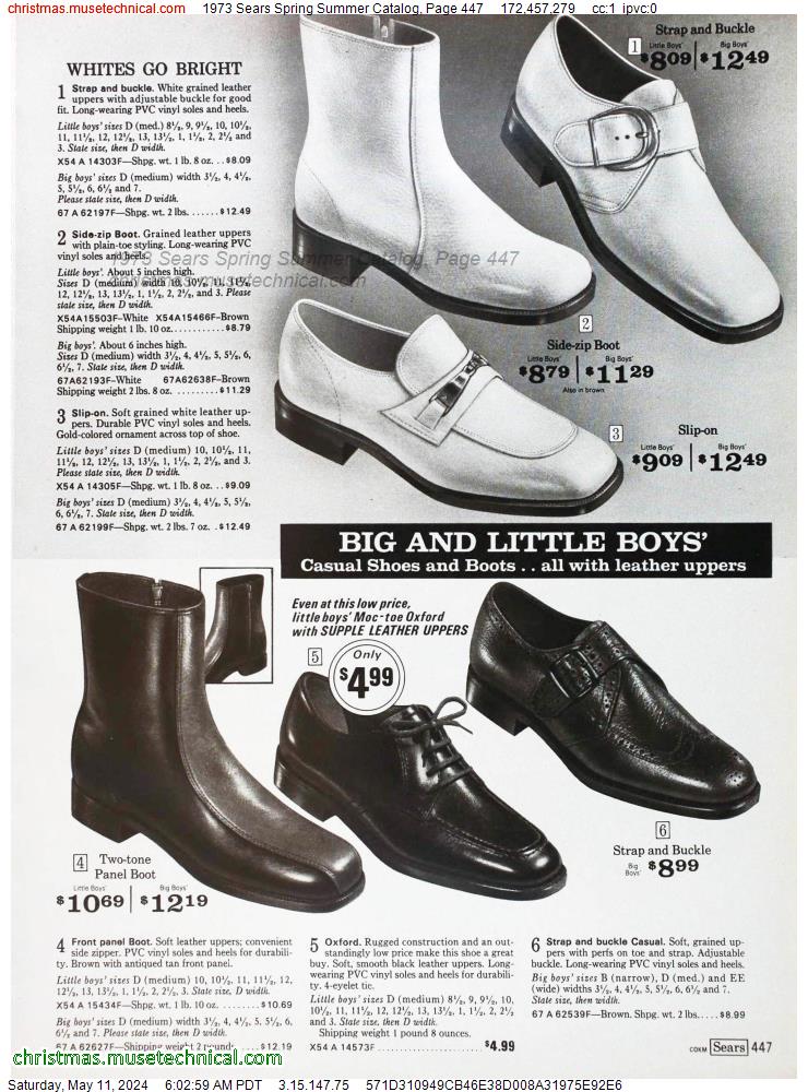 1973 Sears Spring Summer Catalog, Page 447