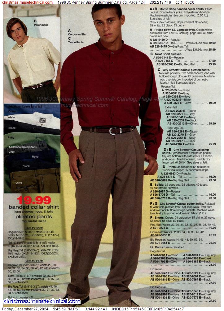 1996 JCPenney Spring Summer Catalog, Page 424