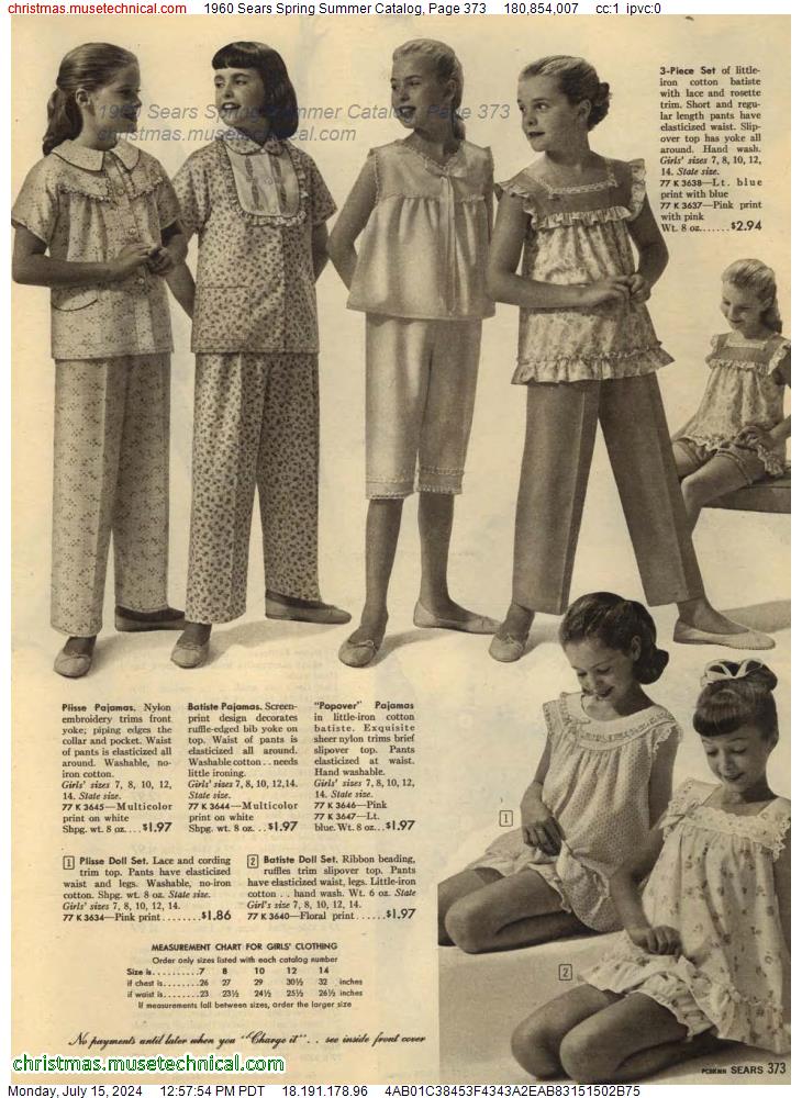 1960 Sears Spring Summer Catalog, Page 373