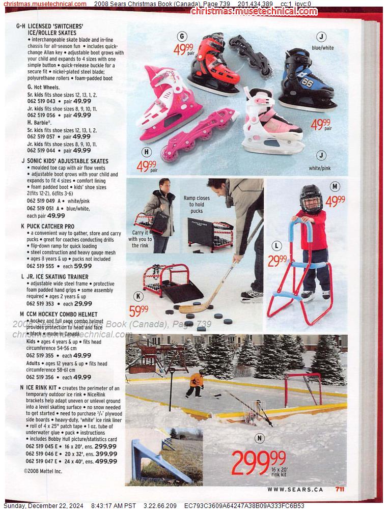 2008 Sears Christmas Book (Canada), Page 739