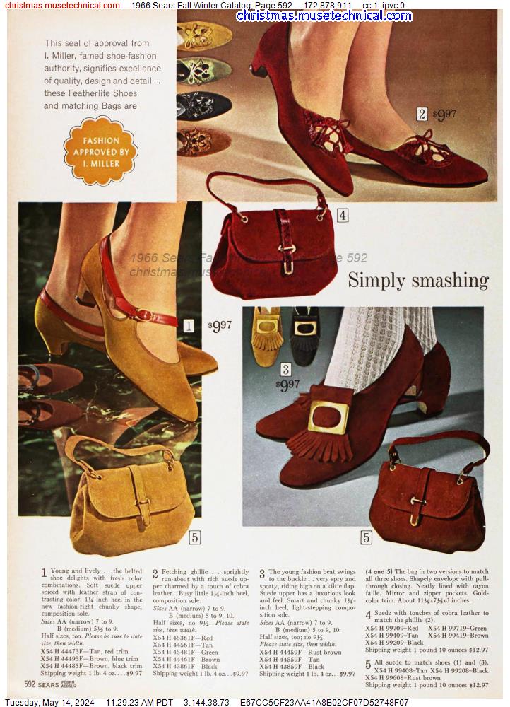1966 Sears Fall Winter Catalog, Page 592