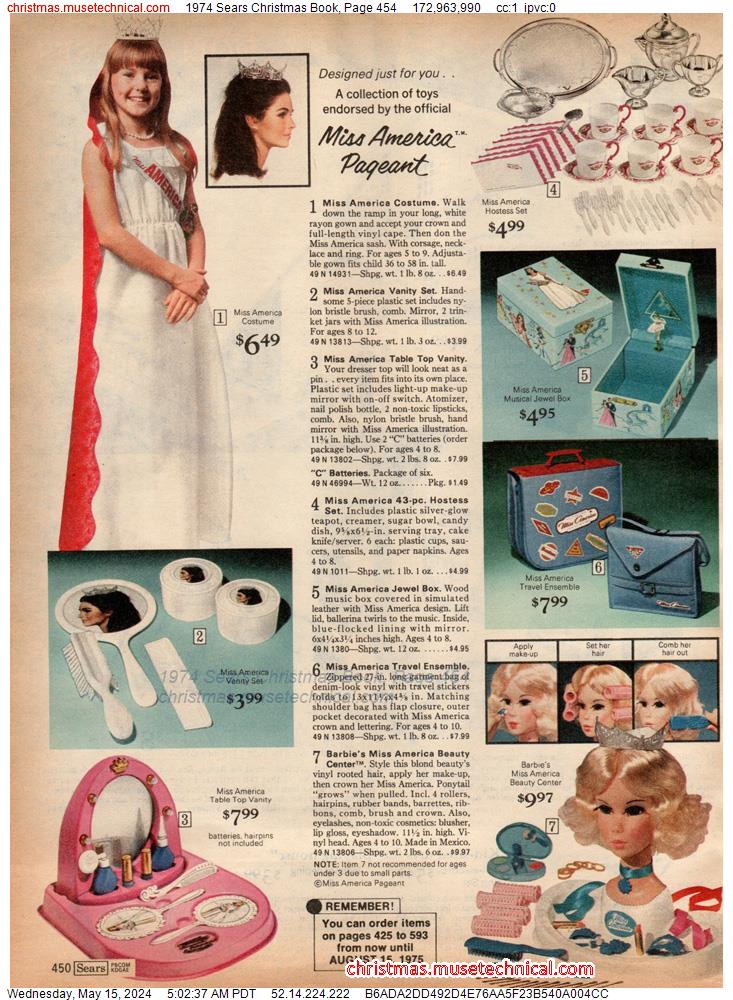 1974 Sears Christmas Book, Page 454