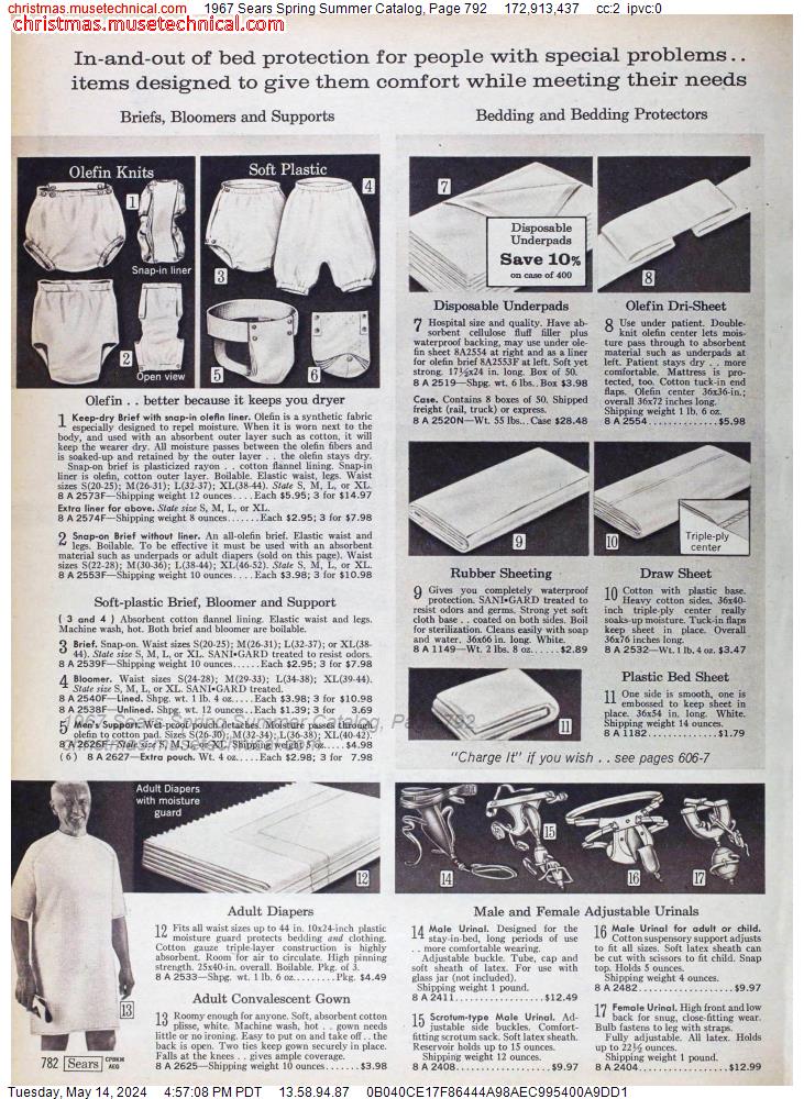 1967 Sears Spring Summer Catalog, Page 792
