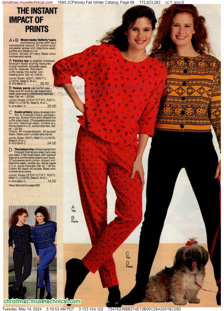 1990 JCPenney Fall Winter Catalog, Page 66