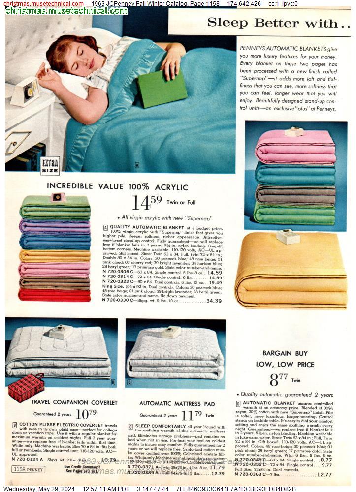 1963 JCPenney Fall Winter Catalog, Page 1158