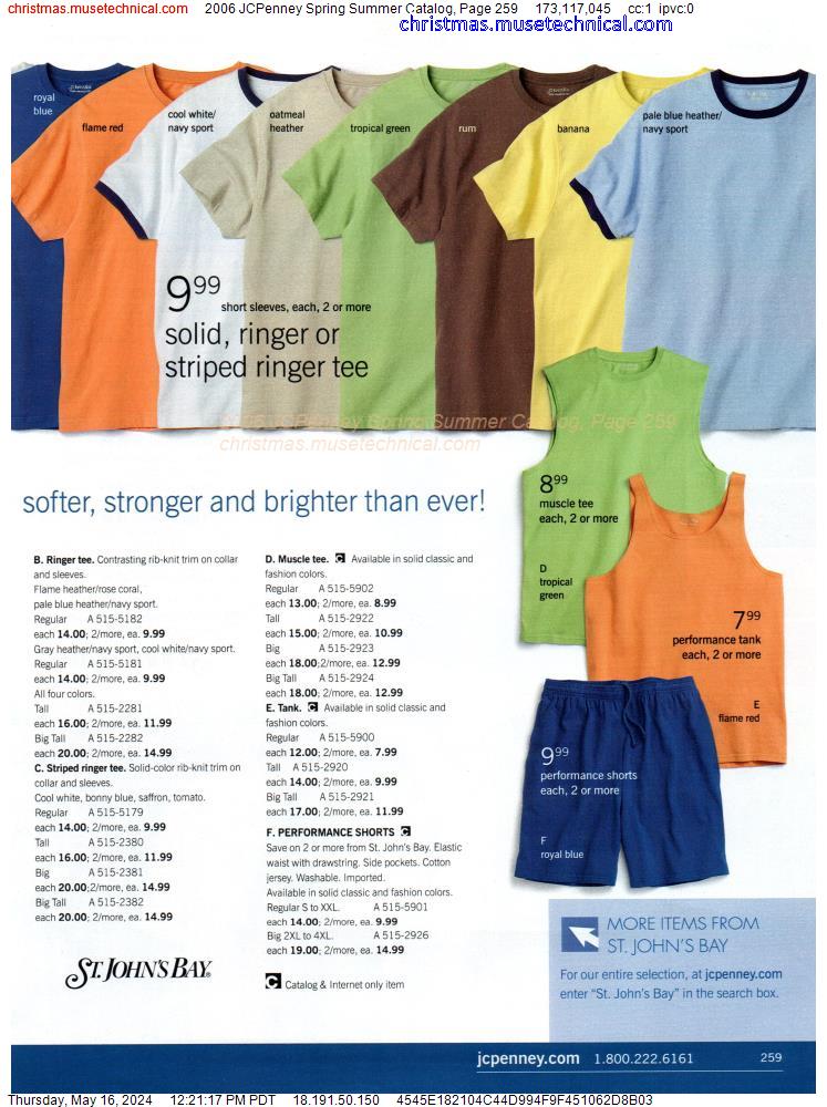 2006 JCPenney Spring Summer Catalog, Page 259