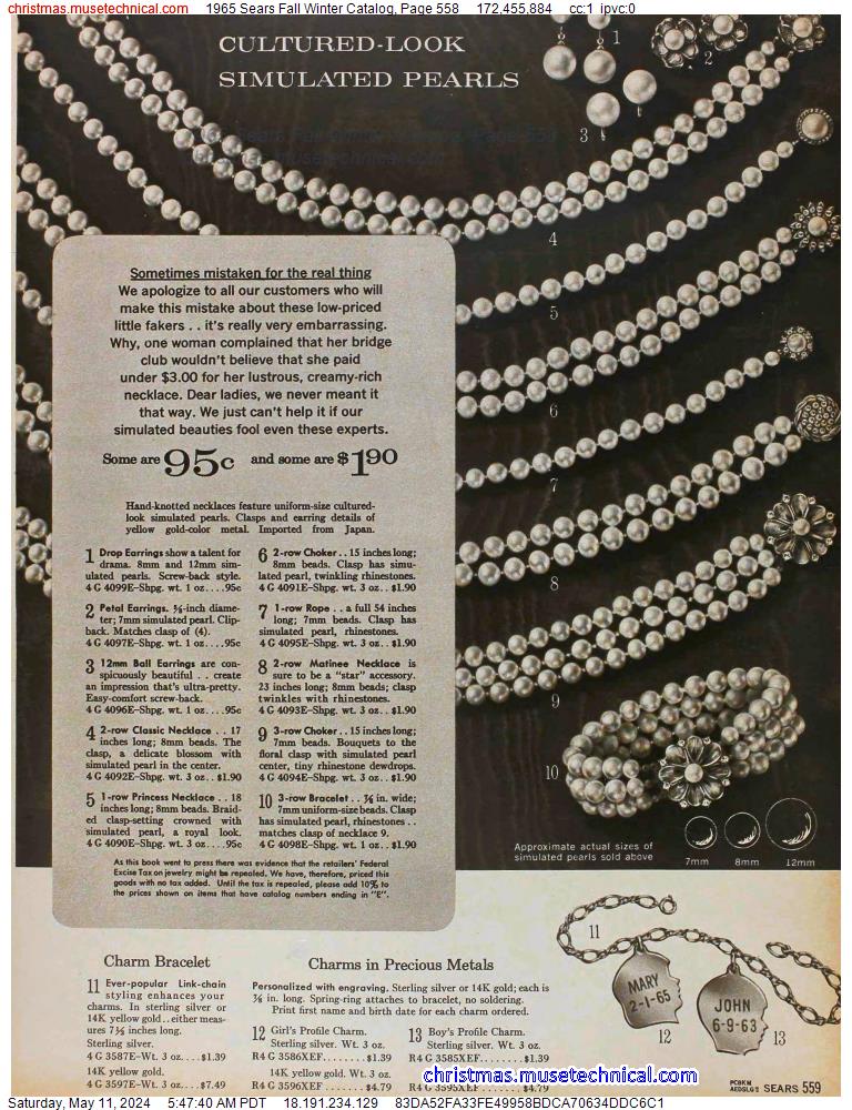 1965 Sears Fall Winter Catalog, Page 558