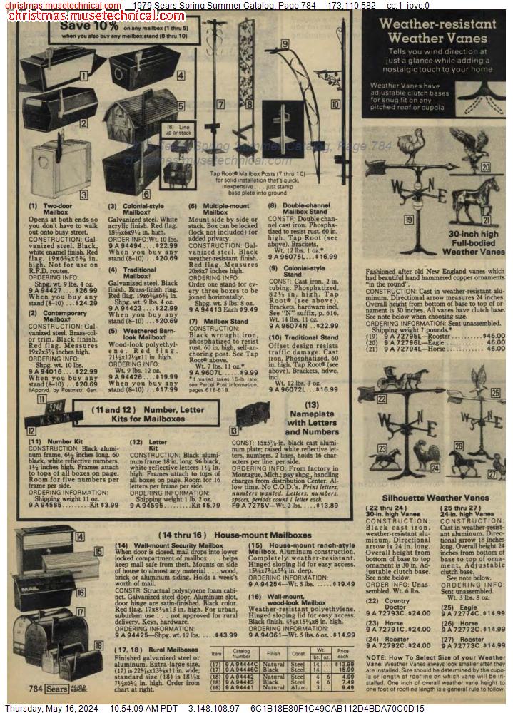 1979 Sears Spring Summer Catalog, Page 784