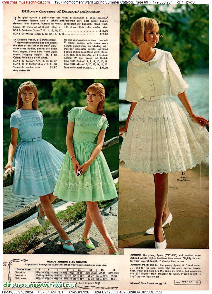 1967 Montgomery Ward Spring Summer Catalog, Page 69