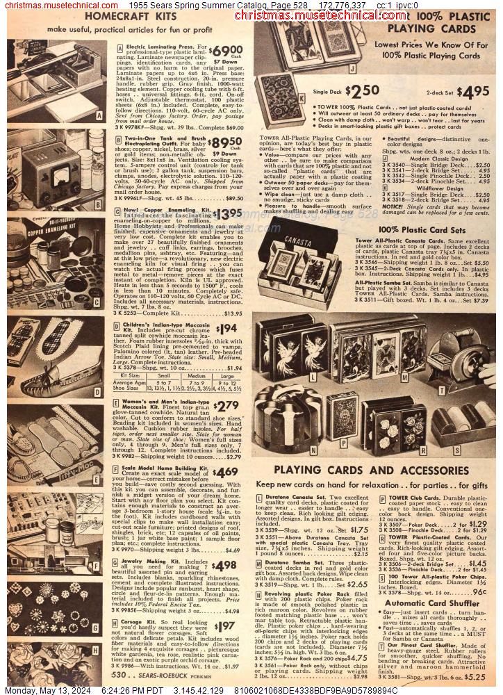1955 Sears Spring Summer Catalog, Page 528