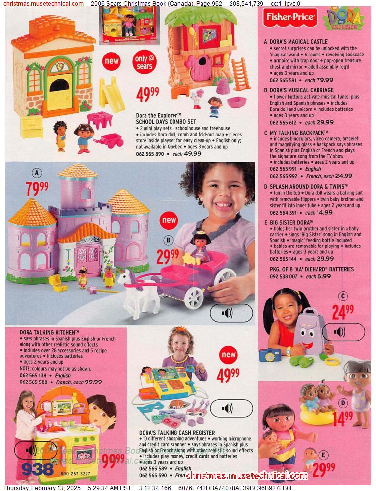 2006 Sears Christmas Book (Canada), Page 962