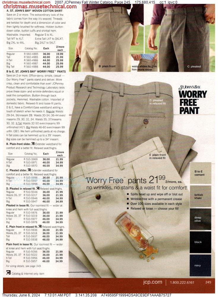 2007 JCPenney Fall Winter Catalog, Page 245