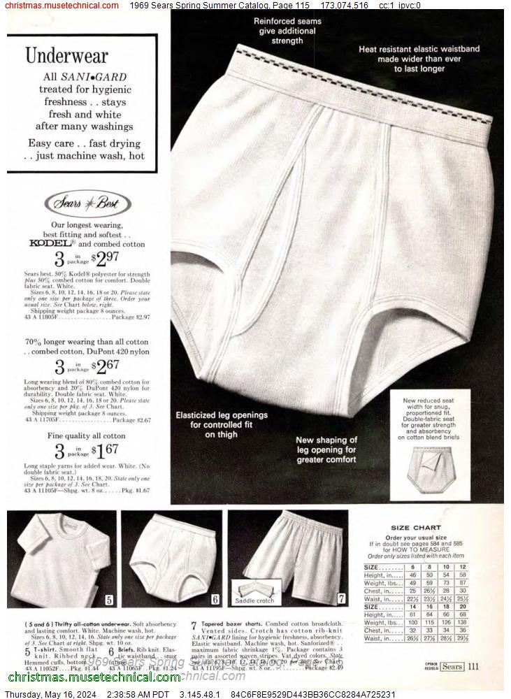 1969 Sears Spring Summer Catalog, Page 115