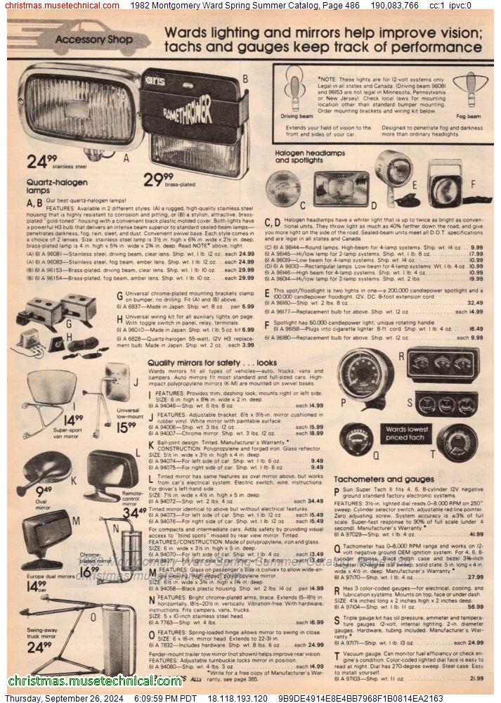 1982 Montgomery Ward Spring Summer Catalog, Page 486