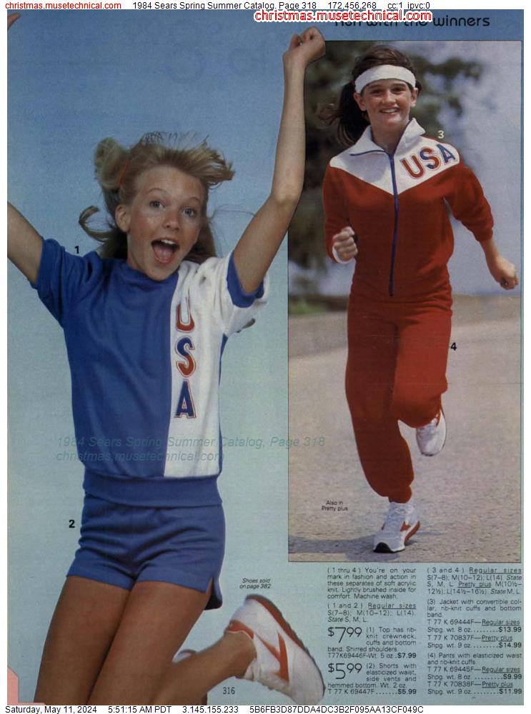 1984 Sears Spring Summer Catalog, Page 318