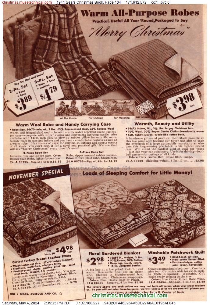 1941 Sears Christmas Book, Page 104