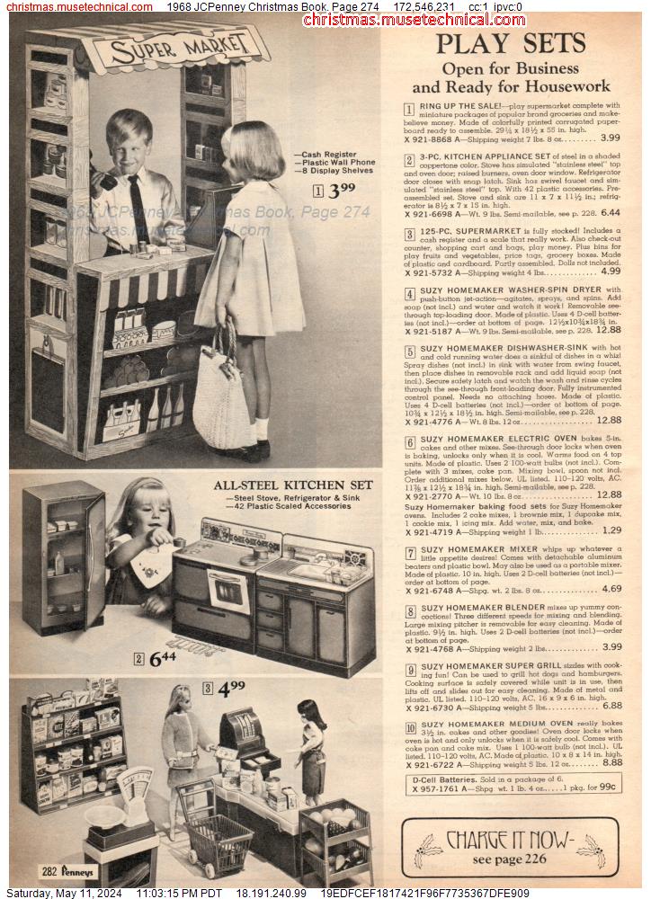 1968 JCPenney Christmas Book, Page 274