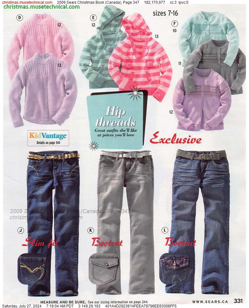 2009 Sears Christmas Book (Canada), Page 347