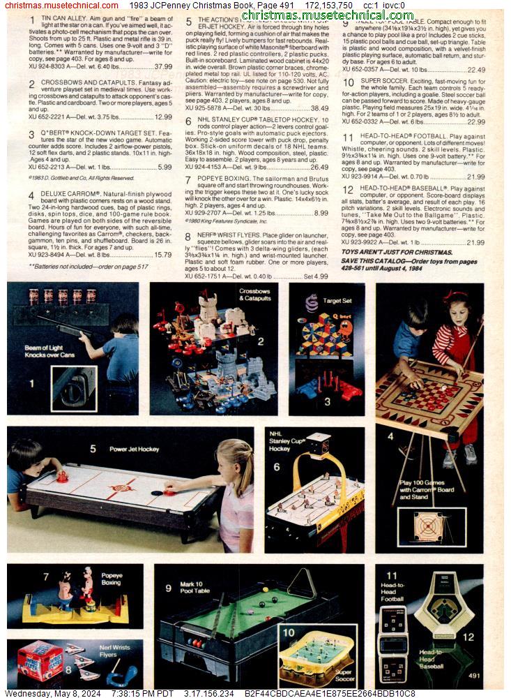 1983 JCPenney Christmas Book, Page 491
