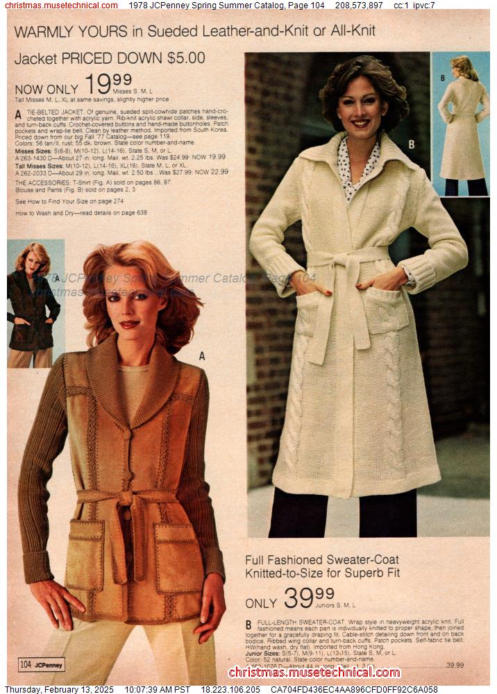 1978 JCPenney Spring Summer Catalog, Page 104