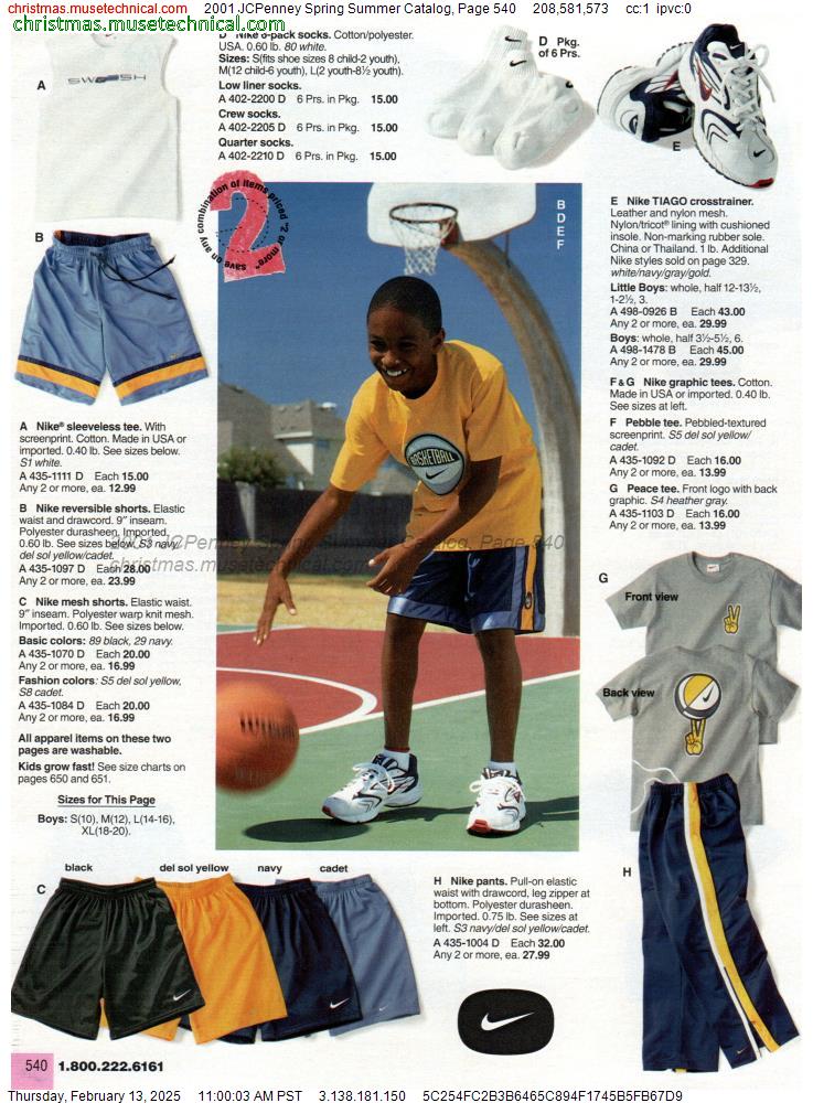 2001 JCPenney Spring Summer Catalog, Page 540