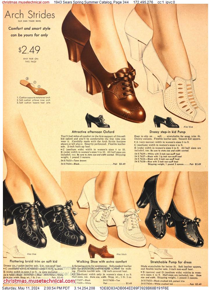 1943 Sears Spring Summer Catalog, Page 344