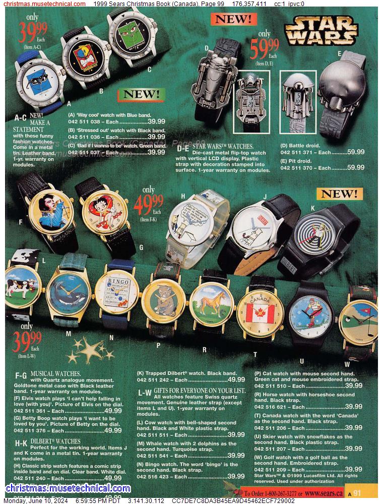 1999 Sears Christmas Book (Canada), Page 99