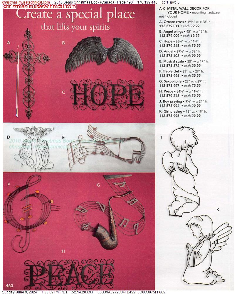 2010 Sears Christmas Book (Canada), Page 490