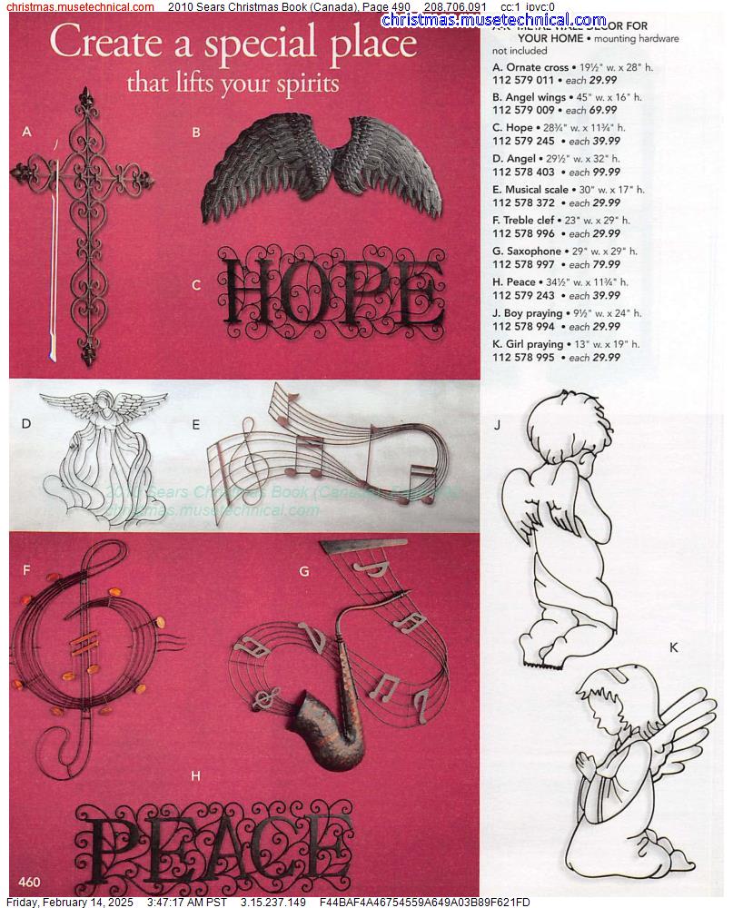 2010 Sears Christmas Book (Canada), Page 490