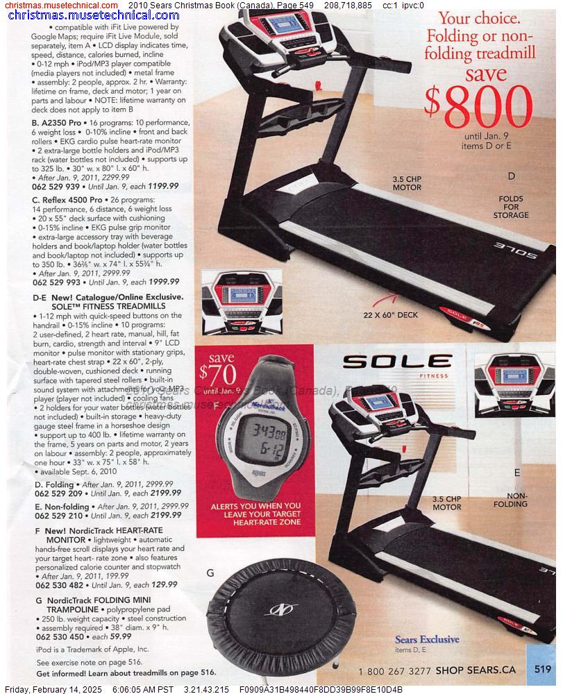 2010 Sears Christmas Book (Canada), Page 549