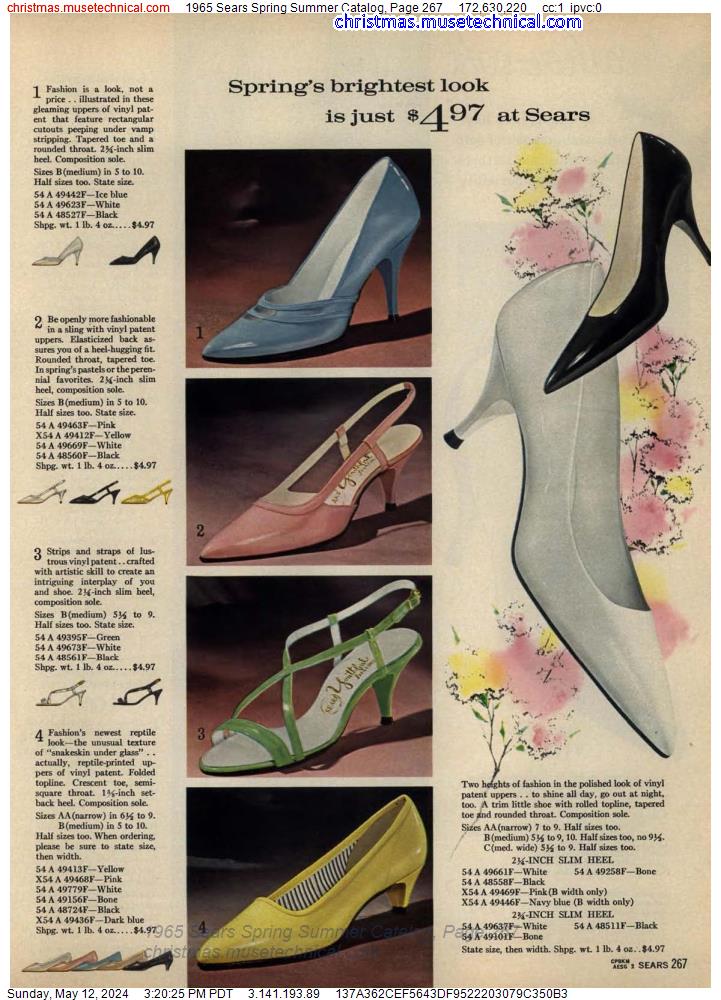 1965 Sears Spring Summer Catalog, Page 267