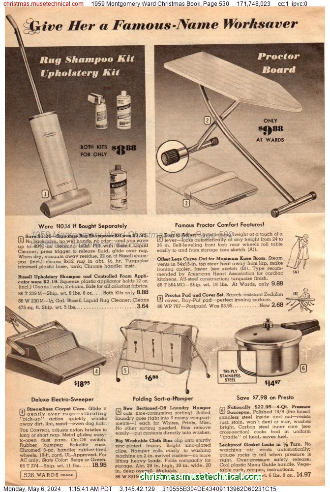 1959 Montgomery Ward Christmas Book, Page 530