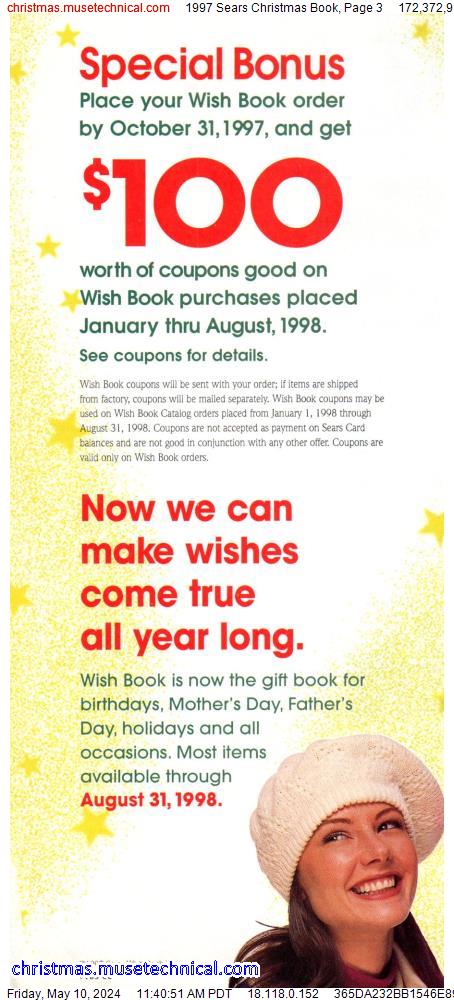1997 Sears Christmas Book, Page 3