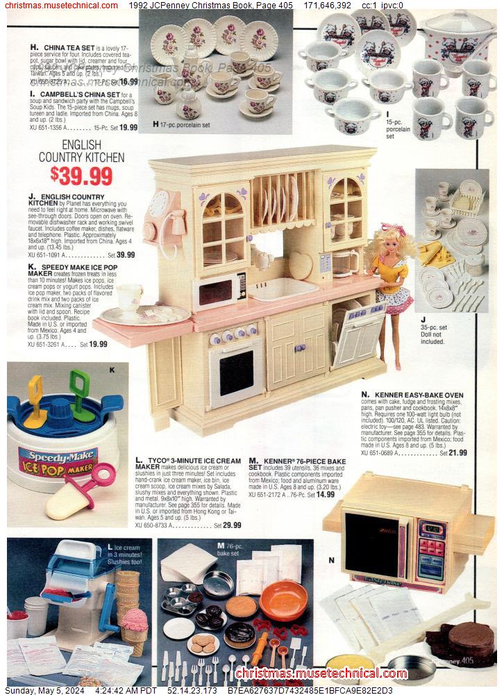 1992 JCPenney Christmas Book, Page 405
