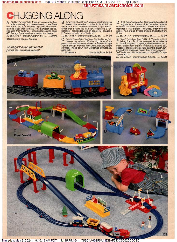 1989 JCPenney Christmas Book, Page 423