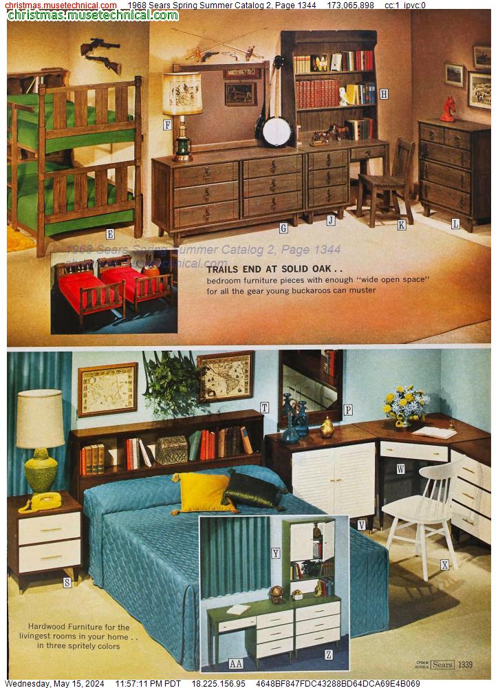 1968 Sears Spring Summer Catalog 2, Page 1344