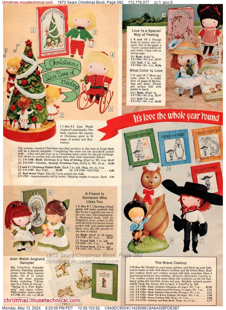 1972 Sears Christmas Book, Page 592