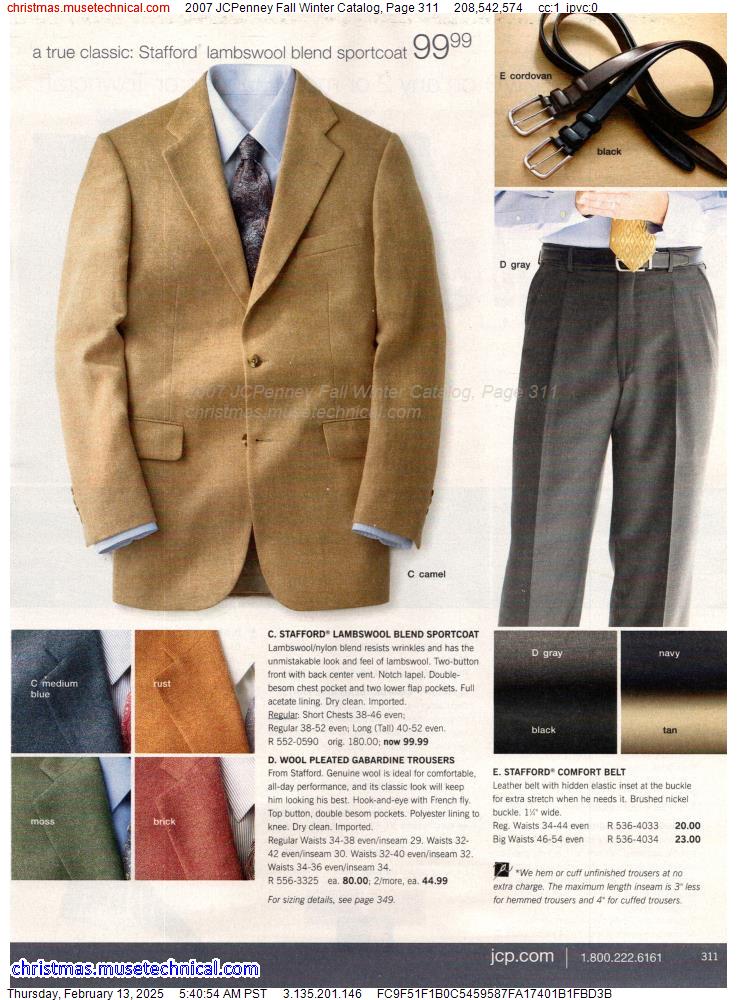 2007 JCPenney Fall Winter Catalog, Page 311