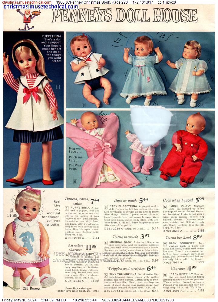 1966 JCPenney Christmas Book, Page 220