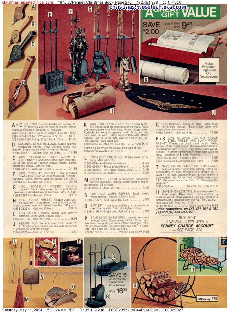 1975 JCPenney Christmas Book, Page 275