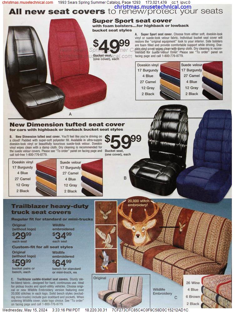 1993 Sears Spring Summer Catalog, Page 1293
