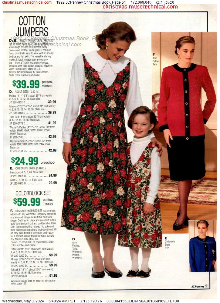 1992 JCPenney Christmas Book, Page 51